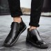 Men Leather Shoes Large Size Breathable Boots