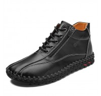 Retro Casual Tooling Boots Tide Men's High-top Shoes