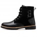 Winter Outdoor Fashion Casual Plus Velvet High-top Men's Boots Shoes