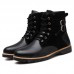 Winter Outdoor Fashion Casual Plus Velvet High-top Men's Boots Shoes