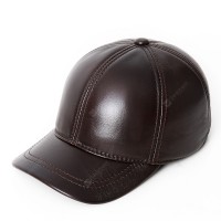 Baseball Cap Male And Female Cowhide Warm Ears Duck Ti Cap Outdoor Leather Sunshade Haining Skin Hat