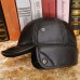 Leather Hat Men's Winter Warm Thicken Toors Ear Baseball Duck Skin Hat