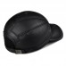 Straight Batch Of Duck Tongue Men's Top Leather Autumn Winter Warm Casual Outdoor Cap